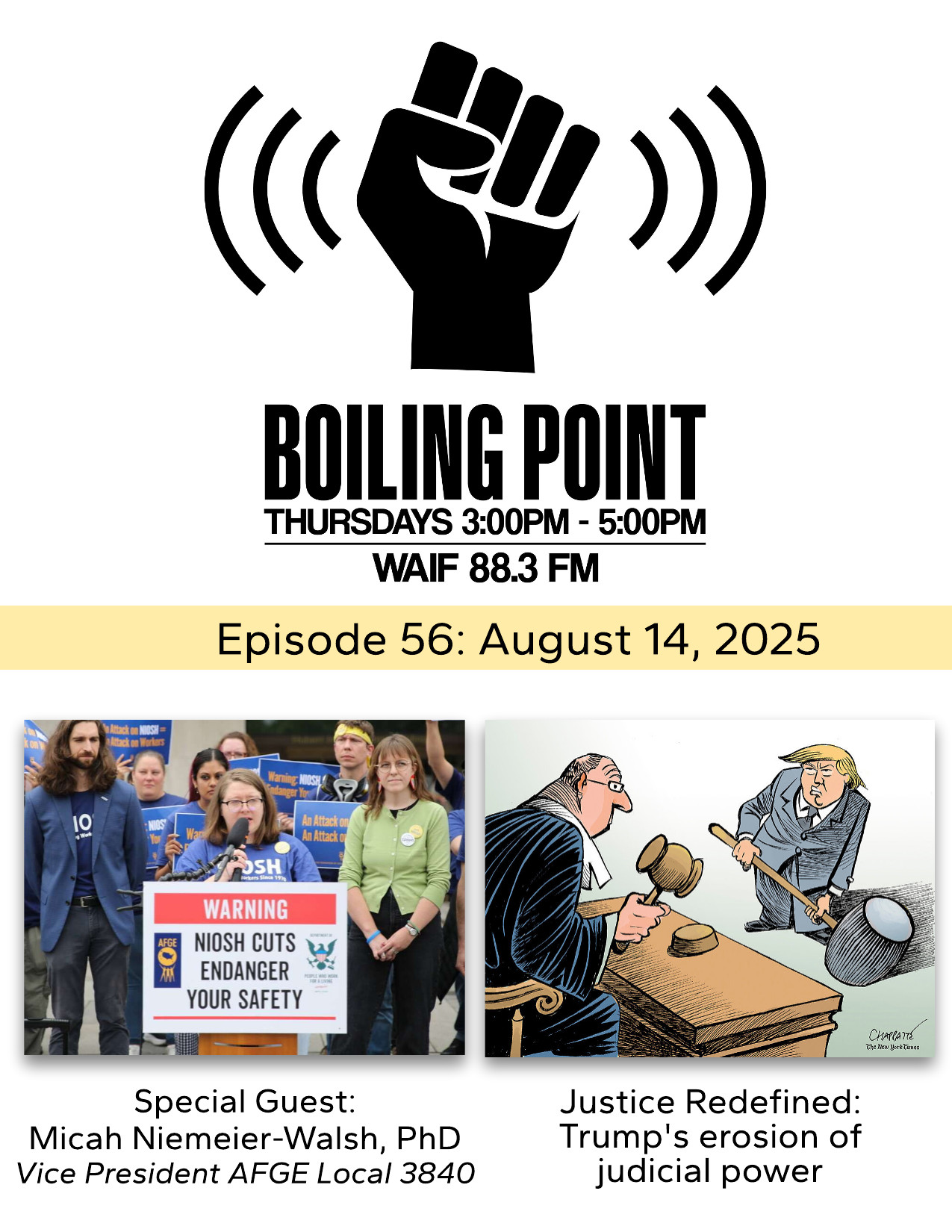 Episode 56: NIOSH Under Fire, Democracy on the Brink