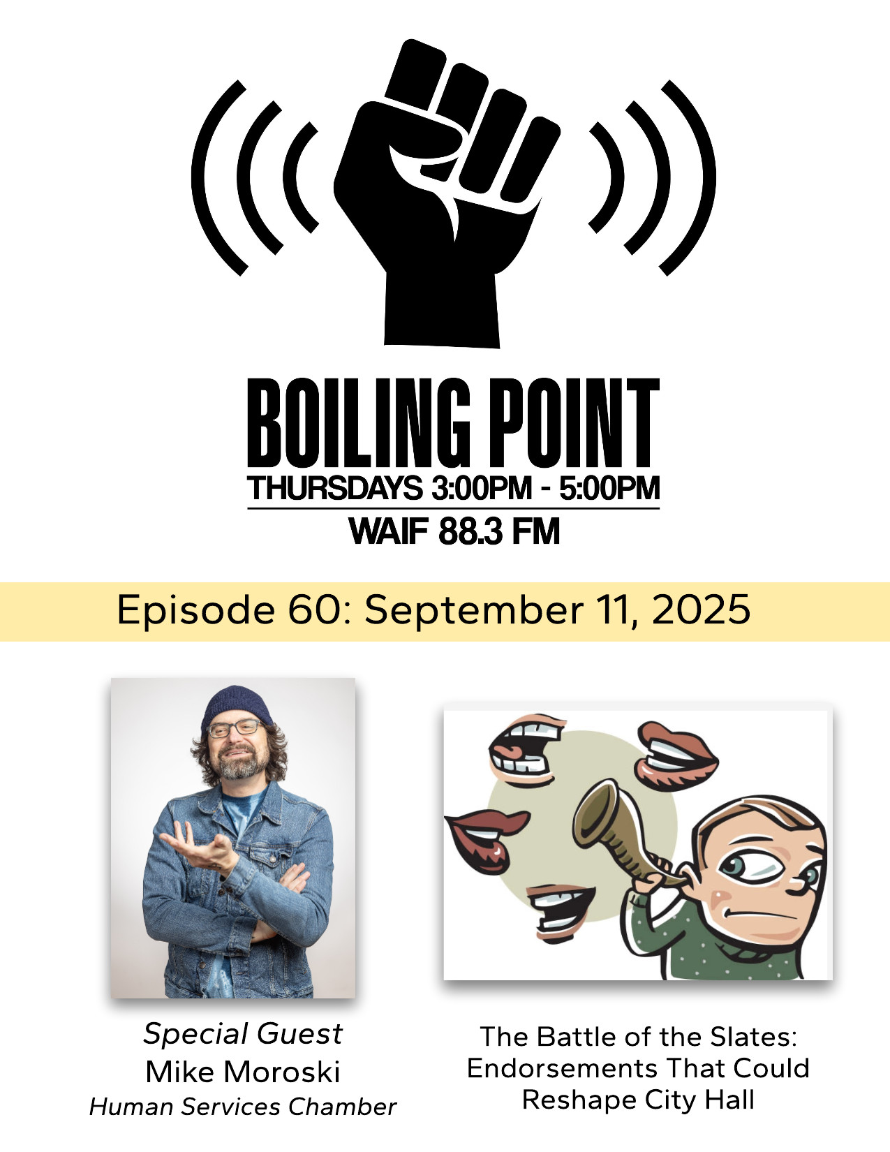 Episode 60: Human Services at Risk, City Council in Play